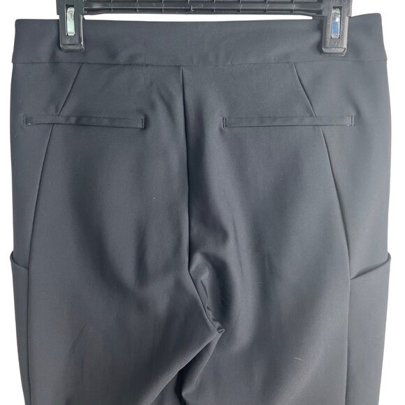 Athleta Stellar Straight Crop Pants Womens Black Stretch Size 8 - Picture 6 of 13